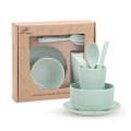 Biodegradable Wheat Stalk Tableware Set